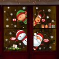 thumbnail image 4 of RV Adhesivo de Navidad Adhesivo de pared Calcomanía de cristal de ventana Copo de nieve Viejo Calcomanía de ventana de Navidad brillar Electrónica, 4 of 4