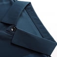 thumbnail image 5 of QUINDOS Collared Mens Shirts Short Sleeve Casual Polo Shirts Print Loose Regular Fit Summer T-shirts, 5 of 9