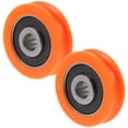 thumbnail image 3 of Roulement à Billes Orange Nylon Lot de 2 pour Roue de Planche à Roulettes Diverses Applications, 3 of 9