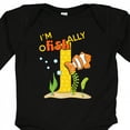 thumbnail image 4 of Inktastic I'm O-fish-ally One Cute Clownfish First Birthday Boys or Girls Long Sleeve Baby Bodysuit, 4 of 5