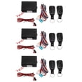thumbnail image 1 of 3X Car Alarm Systems Auto Remote Central Kit Door Lock Keyless Entry System Central Locking with Remote Control,3 X Control box 3 X Wire 6 X Key 3 X LED connection wire 3 X English Product Manual, 1 of 5