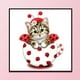 thumbnail image 1 of Cuadros Decorativos Bordado parcial DIY 11CT Gato en taza Hilo de algodón Punto de cruz Estampado Kit Ndcxsfigh Nuevos Originales, 1 of 8