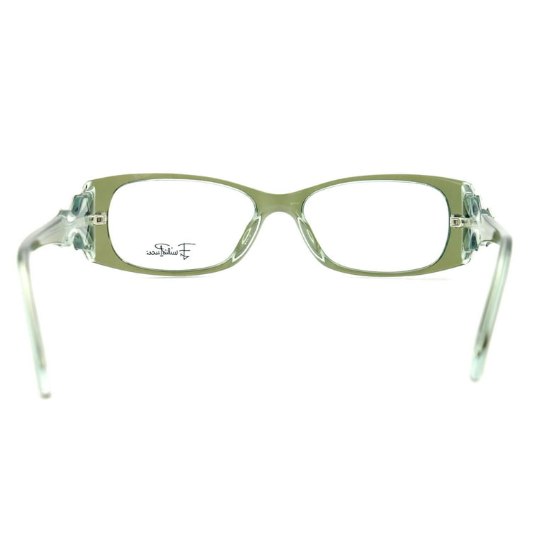 Emilio Pucci Women Eyeglasses EP2672 340 Green/Aqua 52 16 135 Full Rim  Rectangle