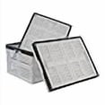 thumbnail image 3 of Teyyvn 3-Pack 30 L Plastic Stackable Collapsible Storage Crates, Folding Storage Baskets, 3 of 4