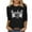 Black tops for women, variant on Baikeli Orders Delivery Mothers Day Shirts for Women 2024 Summer Casual Tops O-Neck Shirts 3/4 Sleeve Tee Loose Letter Printed Blouses Summer Tops for Women 2024
