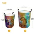 thumbnail image 4 of Large Laundry Hamper, Dragon Wings Of Fire Collapsible Laundry Basket with Handles, Tall Storage Basket for Blanket, Toys, Dirty Clothes in Living Room, Bedroom, Bathroom, Nursery, 4 of 7