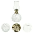 NUOLUX Oil Lamp Lantern Kerosene Glass Lamps Vintage Rustic Chamber