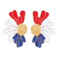 thumbnail image 2 of Soumake 1 Pair Women Hanging Earrings Independence Day Celebration Dangle Earrings Rhinestone Decor Boots Snowflake Floral Shape Lady Pride Day Ear Studs For Holiday Celebrations, 2 of 8
