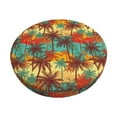 thumbnail image 2 of Lsque Colorful Hawaii Palms Round Bar chair cushion covers Velvet Fabric Premium Comfort Protects from Scratches and Stains for 14-17 Inch Chair- 12 inch, 2 of 7