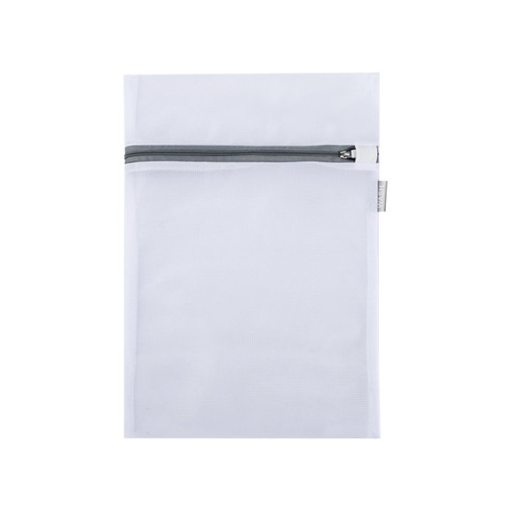 Small Mesh Laundry Bags, Mesh Bags With Zipper, 14X10 In, Lingerie Washing Bags For Laundry, White Color, 1 Pc, Washing Machine Compatible, Garment Protection