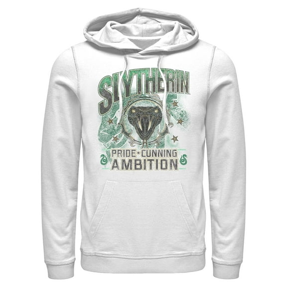 Mens Harry Potter Slytherin Pride and Ambition Lightweight Hoodie