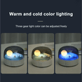 thumbnail image 3 of LivinVeluris Veilleuse LED Lune et Mer avec Haut-Parleur Bluetooth – Changement de Couleur, Luminosité Réglable, 2 Modes d'Éclairage, USB Type-C, Déco Maison, Cadeau pour Enfants/adultes, 3 of 8