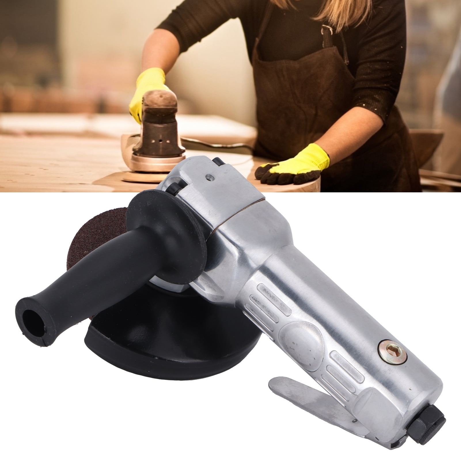 Spptty Cornerwise Polisher 4in Pneumatic Angle Grinder Polisher Sander Furniture Polishing Grinding Machine Tool Walmart