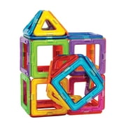 Magformers Basic Rainbow Set Multicolor Magnetic Tiles 30 Pieces