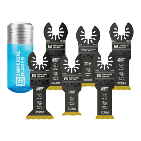 

Imperial Blades One Fit™ Storm Titanium Metal/Wood Variety Pack 6PC + Free Case