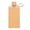 Khaki, variant on Flat Travel Water Bottle, Reusable Square Flask for Pocket Purse, Leakproof Slim Drinking Bottle for Camping Fitness Outdoor Sports (Black)