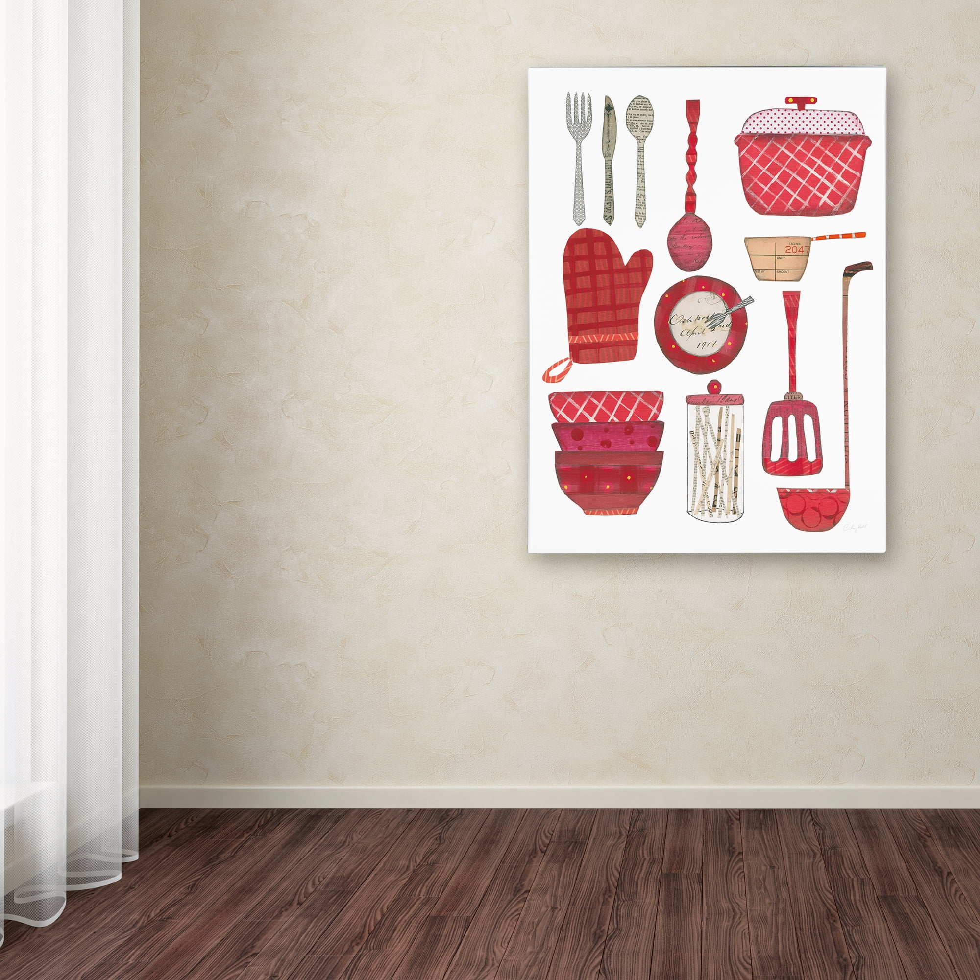 Trademark Fine Art 'Cook Kitchen II' Canvas Art by Courtney Prahl