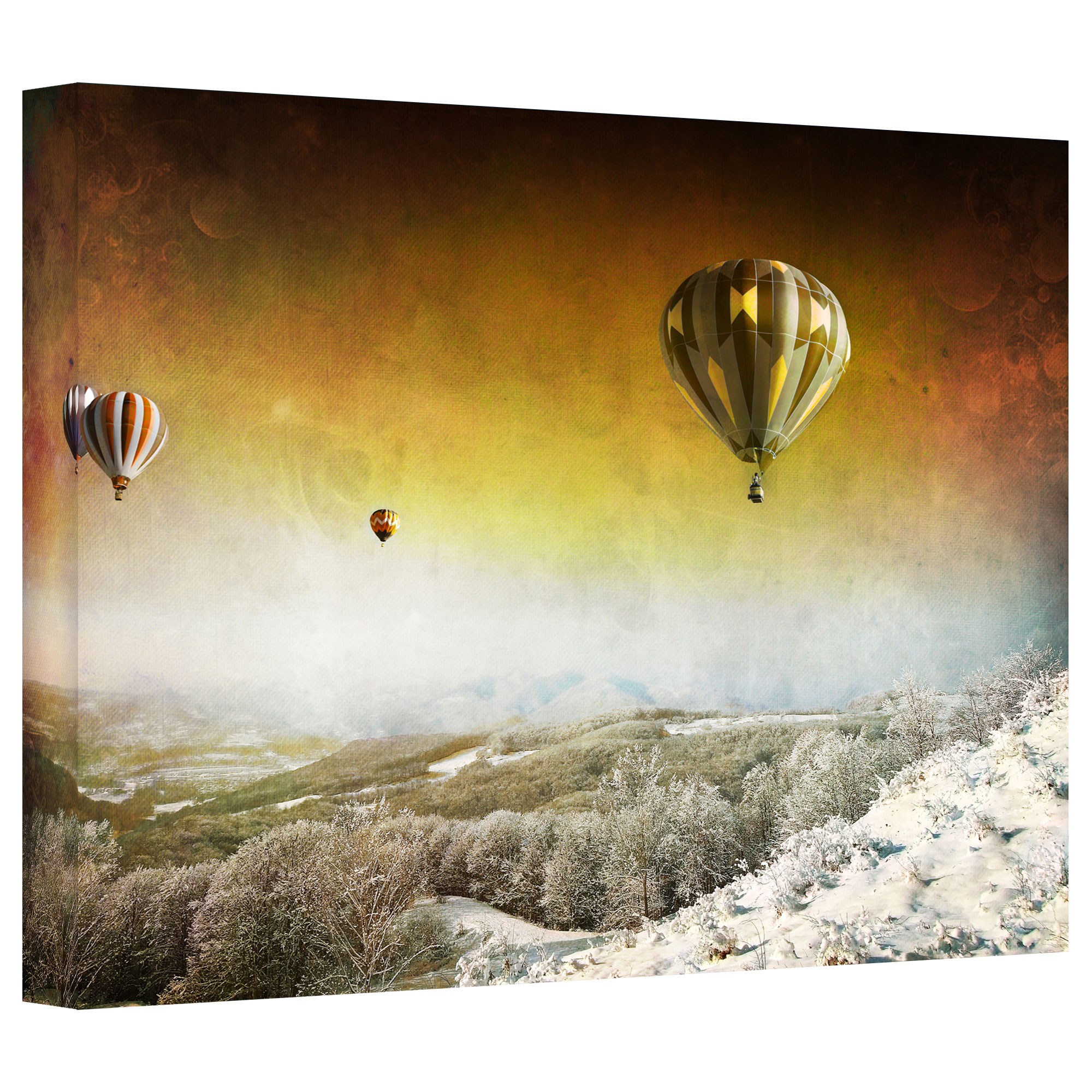 ArtWall Dragos Dumitrascu "Winter Magic" Gallery-wrapped Canvas Art