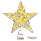 thumbnail image 1 of Adornos para árboles de Navidad, adornos para árboles de estrellas, diseño de metal, estrella brillante en la copa del árbol, luces, estrella para decoración del árbol de Navidad para el hog, 1 of 5