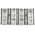 thumbnail image 7 of Ryvnso Bohemia Art Flower Curtains Sets Short Curtain Rod Pocket Half Window Cafe Farmhouse Tier 2 Panels 57"W x 36"L, 7 of 7