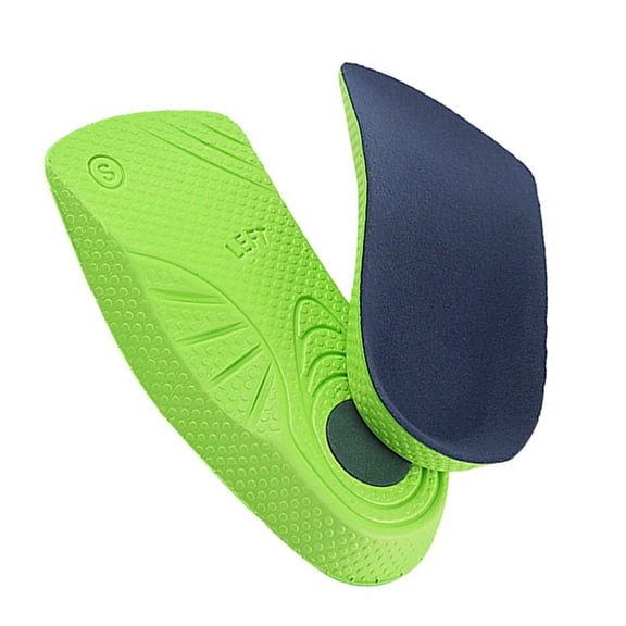 EVA Heel Orthotics Shoe s Cushion Inserts Arch Support for Shoes Pads Pain Green