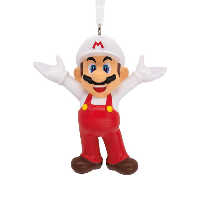 Hallmark - Adorno navideño para Nintendo Super Mario Fire Mario