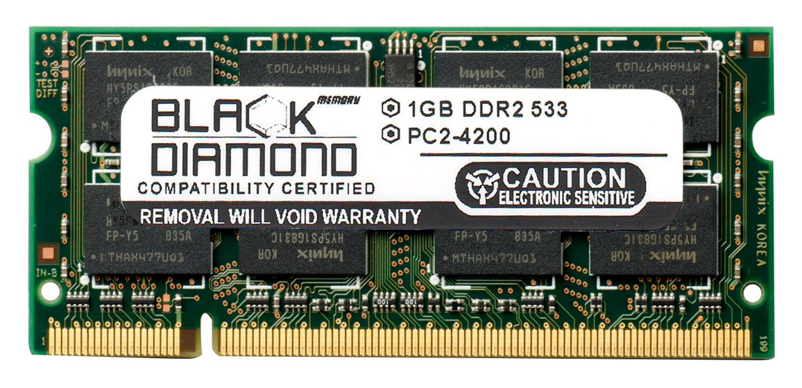 1GB RAM Memory for Panasonic Toughbook CF-51L Pentium M, CF-73S Pentium M, CF-73U Pentium M, CF-73X Pentium M, CF-51RCLJFBM Black Diamond Memory Module DDR2 SO-DIMM 200pin PC2-4200 533MHz Upgrade - image 1 of 1