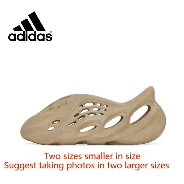 Sandalias originales Yeezy Foam Runner, zapatos clásicos para hombre y mujer, chanclas de playa de verano, chanclas casuales para exteriores