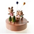 thumbnail image 2 of Innovative Scenarios Wooden Music Box, First Creative Hand Crank Music Box Wooden Decorative Box Gift and Decorations Idea for Birthday, Christmas - Bear Rocking Rabbit, 2 of 5