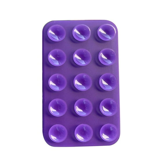 Mobile Phone Suction Cup Stand Mat Silicone Double-Sided Anti-Slip Holder E S9M6