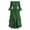 01# Green, variant on Victorian Dress Renaissance Costume, Vintage Off Shoulder Flared Sleeve Irregular Hem Long Dress, Women Gothic Witch Dress for Halloween Costumes, 02# Red M