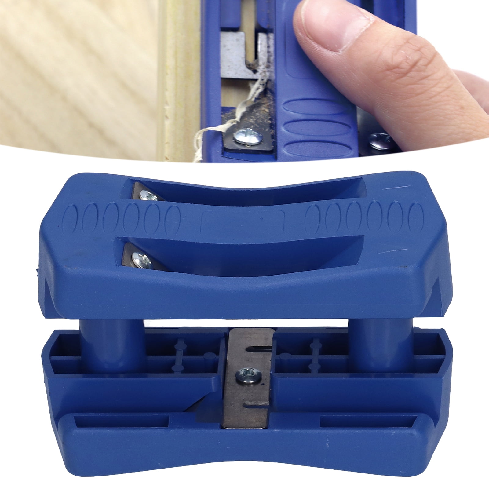 VGEBY Edge Banding Tool White Steel ABS Wood Edge Banding Trimmer For