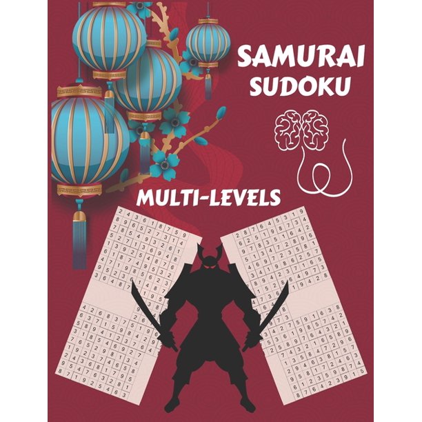 samurai sudoku samurai sudoku multi level for sudoku lovers large print sudoku puzzle books for adults sudoku expert sudoku relax and solve paperback walmart com