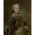 thumbnail image 3 of Louis Tocqué 20x24 Black Modern Framed Museum Art Print Titled - Portrait of Isaac Van Rijneveld (1738), 3 of 5