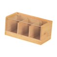 thumbnail image 3 of Organizador de bolsitas de té, caja de almacenamiento de té, organizador de sobres de azúcar, contenedor, soporte para bolsitas de té 3 cuadrículas, 3 of 9