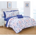 thumbnail image 3 of Chic Home Katriel 4 Piece Reversible Quilt Coverlet Set Embossed, 3 of 6
