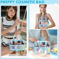 thumbnail image 4 of Bolsa de maquillaje transparente con letras de chenilla TESAFNG, impermeable, 4 of 6
