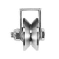 thumbnail image 5 of 2-Pack V-Type Stainless Steel Pulley Block Mute Bearings Groove Sliding Roller Track Wheel, 5 of 8