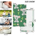 thumbnail image 2 of Koala Babies and Pink Flowers Towels, 2 PCS, Super Soft Absorbent Hand Towel Cotton Bath Towels for Bathroom Hotel Kitchen Spa Gym 16 X 28 Inches, 2 of 7