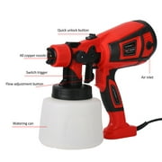 OWSOO Paint Sprayer 200W HVLP Cordless Spray Paint, 900ml Container, 4 Copper Nozzles, Indoor & Outdoor Furniture