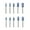 Blue, variant on 10Pcs Polishing Head Wheel Grinding Stone Bit Set for Electric Rotary Power Tool Marble Jades Craft Projects