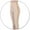 Black, variant on Mid Calf Girdle 4in Waist Slit Crotch by Contour - Style 2 Beige 3XL