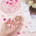 thumbnail image 3 of 150Pcs 13 Style Acrylic Assorted Pastel Beads Transparent Flower Beads Candy Faceted Star Heart Butterfly Bead Round Beads 150Pcs Pink Themed Assorted Beads(DIY-SC0020-60D-7SC), 3 of 9