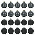 thumbnail image 1 of 24Pcs Electroplated  Balls Black Christmas Ball Pendants for  Tree Decor, 1 of 10