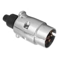 thumbnail image 3 of 7 Pin Metal Plug, 12N Trailer Connector Strong Rubber  for Boats for  for Trucks, 3 of 8