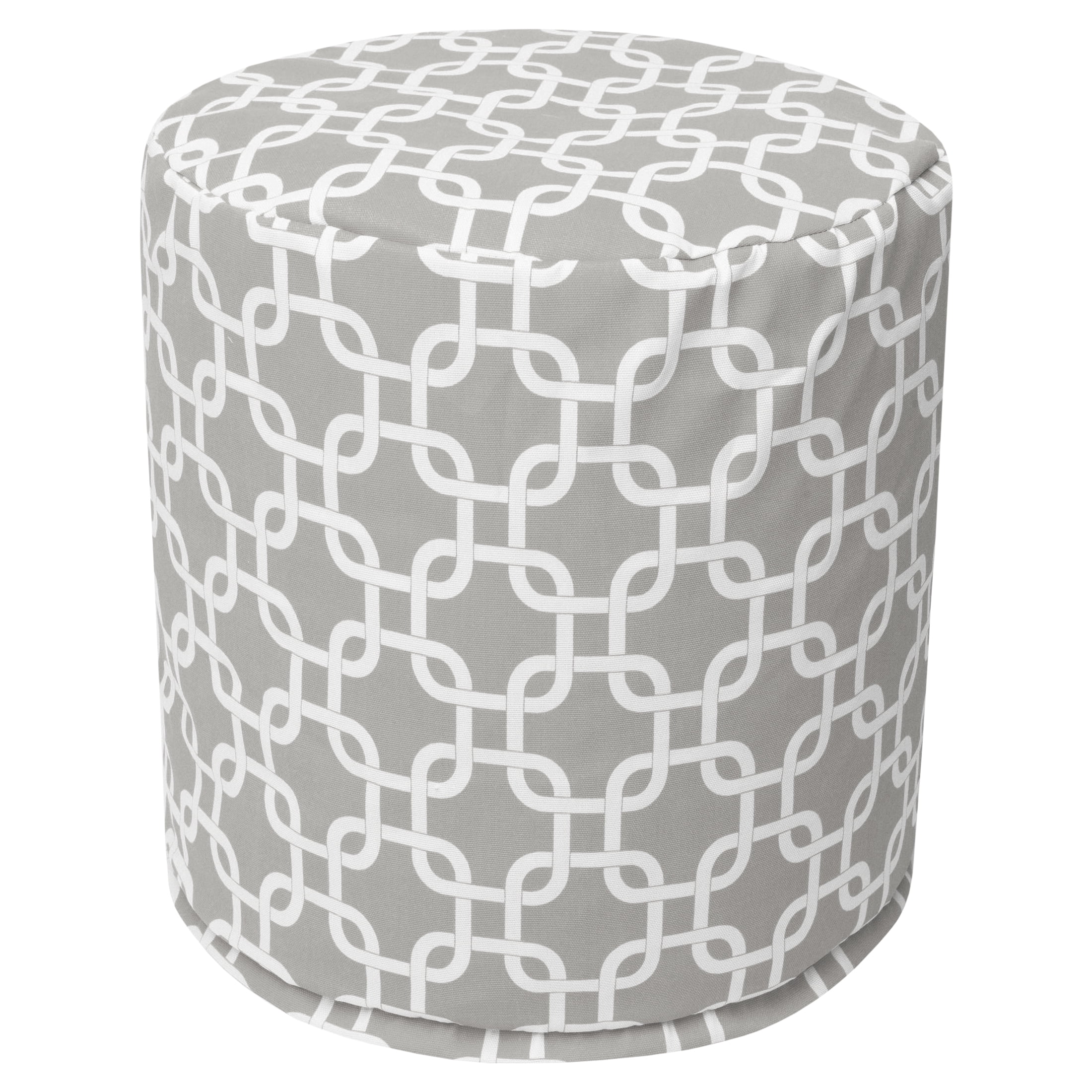 Majestic Home Goods Links Indoor Outdoor Ottoman Pouf