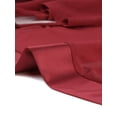 thumbnail image 5 of INSPIRE CHIC Women's Satin Trim Mesh Shrug Cap Sleeve Open Front Cropped Bolero Cardigan M Burgundy, 5 of 7
