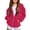 Hot Pink, variant on Mercatoo 2025 Cute Ho𝐨dies for Teen Girls Zip Up Oversized Sweatshirts 𝐏reppy Sweaters Long Sleeve Baggy Pullover 𝗬2k Jacket