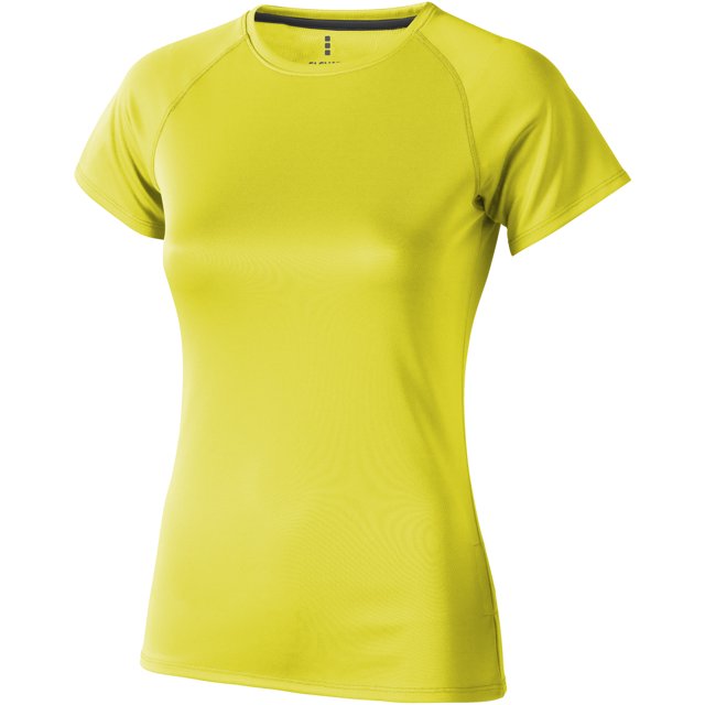 Elevate - Camiseta modelo Niagara de manga corta para mujer (Amarillo Neón)