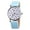 Blue, variant on Ausyst Watch for Women Fancy Chemical Casual Leather Analog Quartz Watch